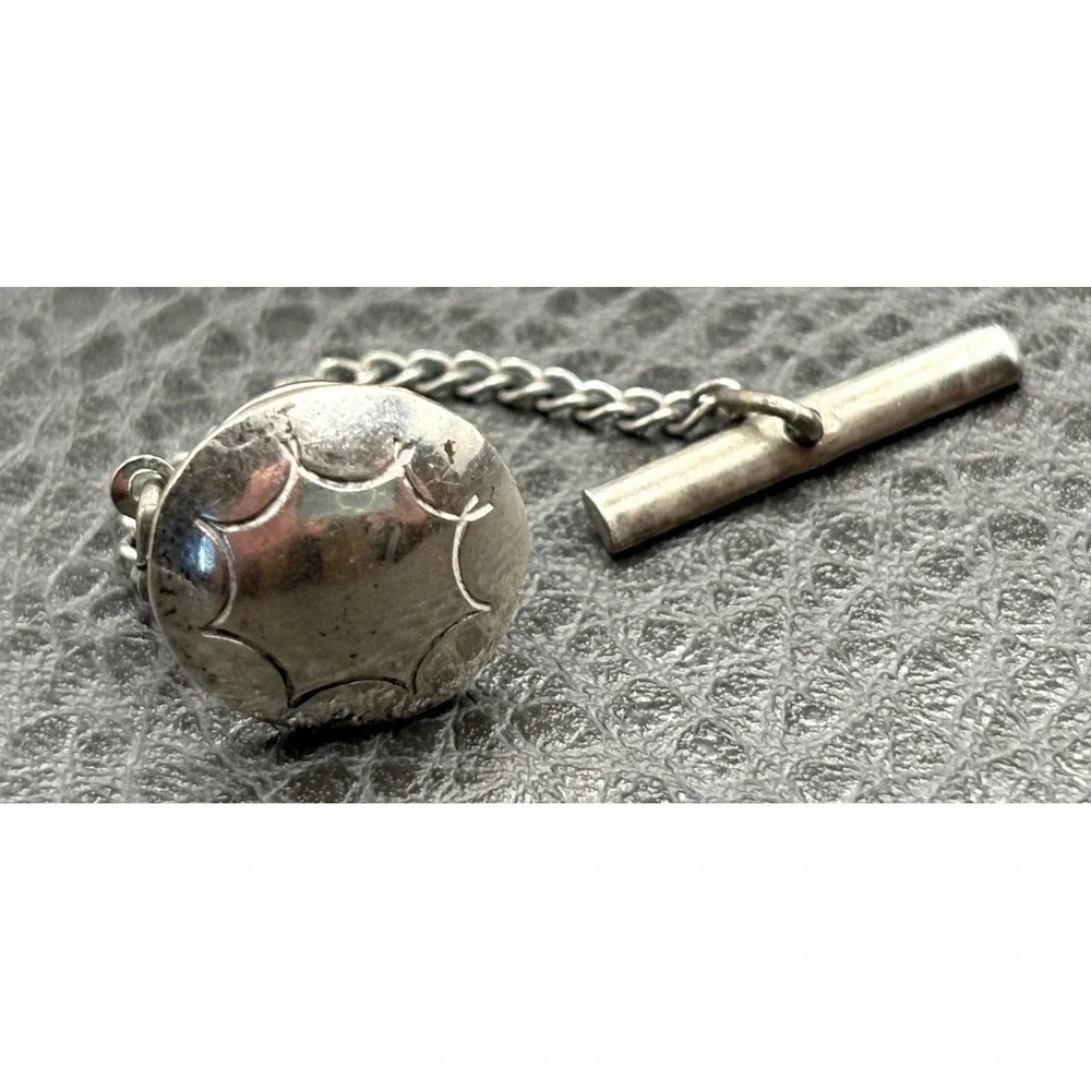Vintage Southwestern Sterling Silver 925 Tie Tack Lapel Pin
